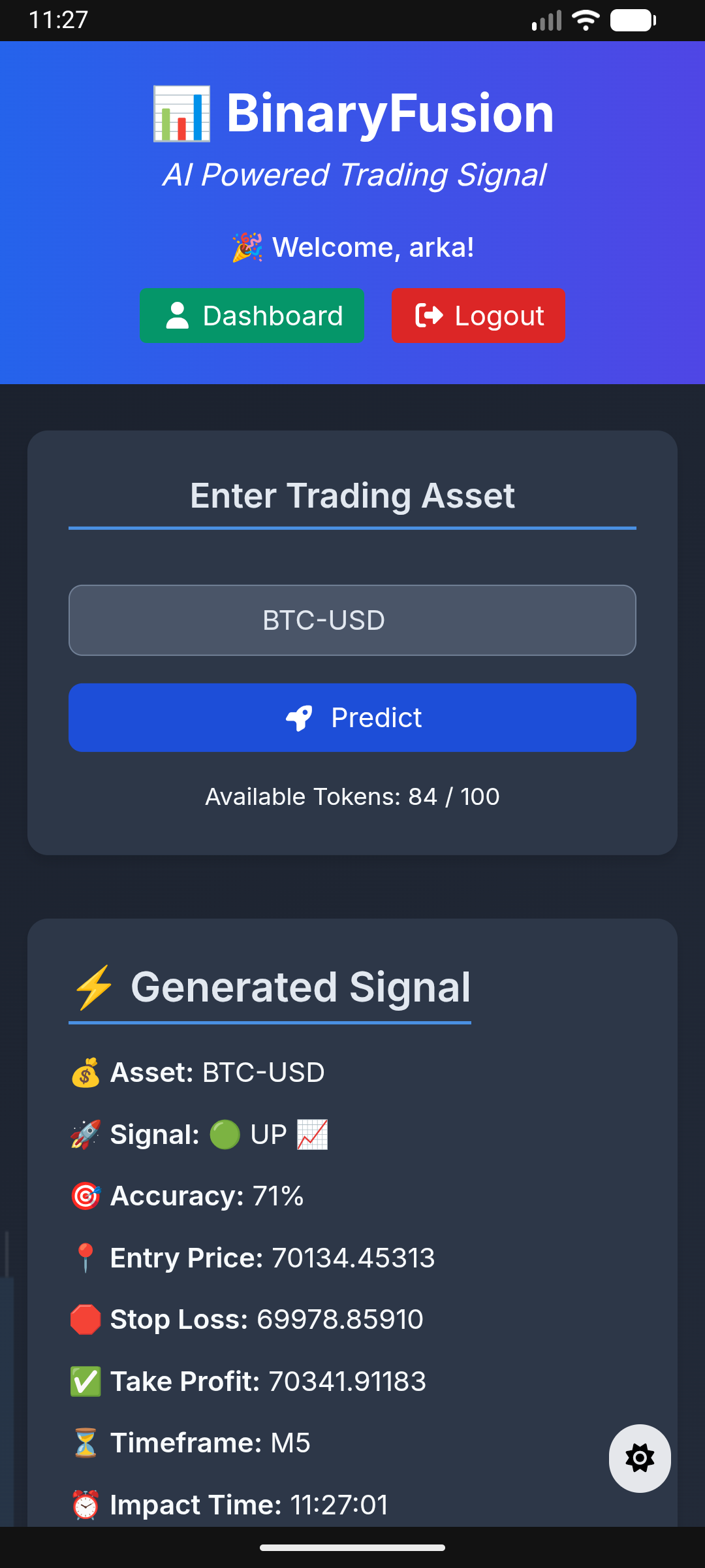 BinaryFusion Mobile App